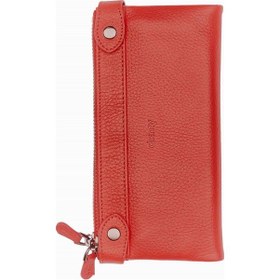Resim Damy Hakiki Deri Kadın Cüzdan - Portföy 8215 - Kırmızı 