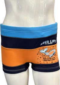Resim Kom AQUA erkek çocuk mayo - KIRMIZI / 6 yaş 