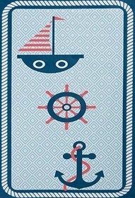 Resim Cotton Şönil Kaymaz Tabanlı Yıkanabilir Antibakteriyel Dijital Baskı Çocuk Halısı, 80 x 150 CK-10049A-CTN 