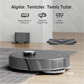 Resim Dreame L10S Pro Ultra 5.300 Pa Emiş Gücü Otomatik Mop Yıkama Çöp Istasyonlu Robot Süpürge 
