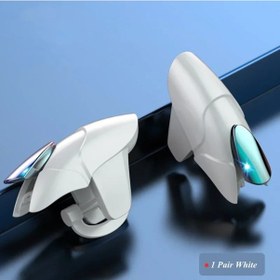 Resim White Shark-ch5 Cep Telefonu Oyunu Tetik Yangın Düğmesi Kolu Shooter Gamepad Joystick Pubg Ateş Amaç Anahtarı Ios Android İçin L1r1 Denetleyici 