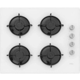 Resim Esty 3480 Beyaz Resetli - ACO5335W01-ACO5700E6W01 -AEF6603W02 Beyaz Cam Ankastre Set 