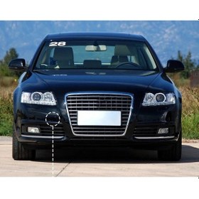 Resim Lasonstiges Ön Tampon Çekme Kapağı Çekme Kancası Delik Kapağı Audi A6 C6 A6 Quattro S6 2009 2010 2011 4f0807441f 