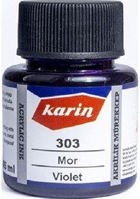 Resim Hat Mürekkebi-kaligrafi Mürekkebi-akrilik Mürekkep Mor 303-45ml Çok Renkli 