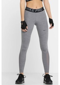 Resim Nike Pro Tigh Fit Full Length Leggings Toparlayıcı Tam Boy Gri Tayt Gri 