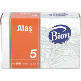 Resim Bion 9050 Ataş 50 mm No:5 50 Adet - Metalik Gri 