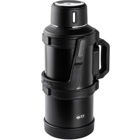 Resim DKADI OKADI OUTDOOR SİYAH KULPLU PASLANMAZ ÇELİK TERMOS 5L 