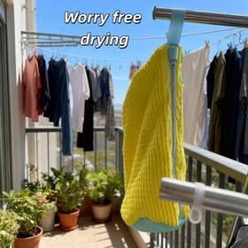 Resim Tembel Ayakkabı Yıkama Torbası - Eğilmeye Gerek Yok, Ayrı Çamaşır Lazım Değil, Çizik ve Şekil Bozukluğuna Karşı Koruma Sağlar. Kolay Saklama ve Asma Örgüsüyle Pratik Kullanım, Yer Tasarrufu Sağlayan Depolama,Kompakt Tasarım,Dayanıklı Kumaş,Meşgul Profesyoneller 