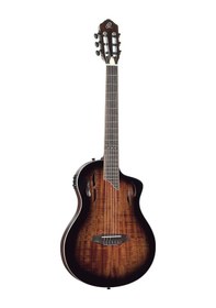 Resim Ortega Tourplayer Deluxe Rtpdlx-aca Elektro Klasik Gitar Acacia Burst 