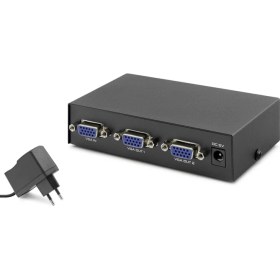 Resim Evimdeyokyok VGA Splitter 1 In 2 Out 200 Mhz - Siyah HDX1277 
