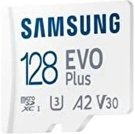 Resim Samsung 128GB MicroSD Hafıza Kartı 4K Video Desteği ile Yüksek Hızda Veri Aktarımı 