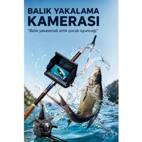 Resim Erdmsp 15 Metre Profesyonel Balık Bulucu Geniş Açılı Lens ile Daha Fazla Alanı Gör Net Gör, Doğru Avla 