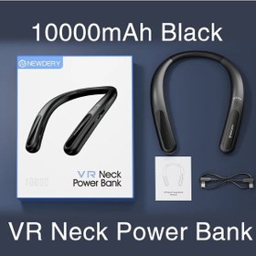 Resim Newdery 10000mah Asılı Boyun Güç Bankası Meta Quest 3s / 3/2 / Pro, Pico 4/4 Black Amerika Birleşik Devletleri Siyah 