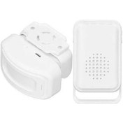 Resim Pazly Kablosuz Hareket Sensörlü Kapı Zili - 280m Mesafe, 22 Ton Alarm, Güvenlik, Mikro Usb 