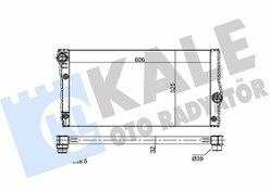 Resim KALE RADYATÖR 354250 | Su Radyatörü Al / Al (BMW 5 / 6 / 7 (At / Mt)) 