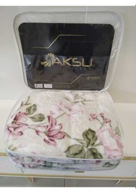 Resim Aksu Battaniye Tek Kişilik Yeşil Yeşil 