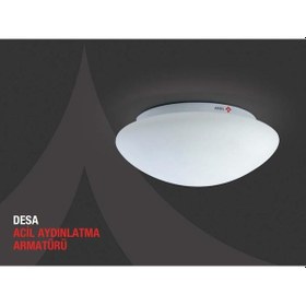 Resim Arsel Desa RLG-S Sensörlü Acil Aydınlatma Armatürü Led Lamba 