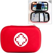 Resim Sones 25'i 1 Arada Eva Taşınabilir Araba Ev Açık Hava Acil Durum Malzemeleri Kiti Hayatta Kalma Kurtarma Kutusu Kırmızı 