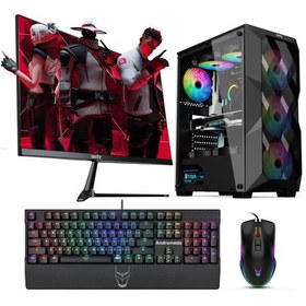 Resim İzoly Flygon Y i3-12100F 16 GB 256 GB M.2 NVMe RTX2060S 27" Free Dos Masaüstü Oyuncu Bilgisayarı 
