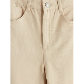 Resim LC Waikiki Lcw Kids Bej Wideleg Kız Çocuk Pantolon 