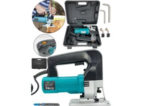 Resim Daflong Metal Şanzuman 6 Kademe Devirli Lazerli Otomatik Dekupaj Testere -Mavı 