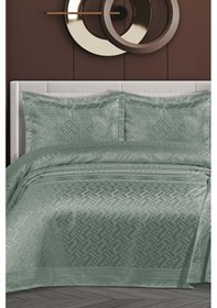 Resim Lena Şönil Çift Kişilik Yatak Örtüsü 240x260 Cm Mint Mint 