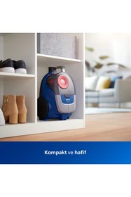 Resim Philips 2000 Serisi Toz Torbasız Elektrikli Süpürge Lacivert -HEDİYELİ 