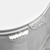 Resim 1pc EasyClean Kendinden Yapışkan Tuvalet Koltuğu Kaldırma Kolu, Plastik Dokunmadan Banyo Aksesuarı, Yeniden Kullanılabilir ve Kolay Kurulum, Elektrik Gerektirmez, Temel Ev Geliştirme 