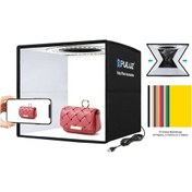 Resim Puluz 25cm Katlanır 97 CRI Fotoğraf Aydınlatma Stüdyosu 