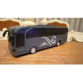 Resim handanca Şampiyon Takım Otobüsü Bjk Sürtmeli Otobüs Oyuncak 22 Cm Uzunluk 