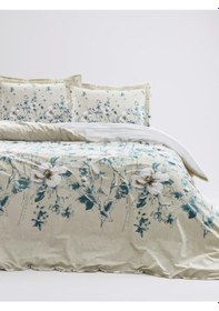 Resim Özdilek Ranforce Orkidea Tek Kişilik Nevresim Takımı %100 Pamuk, Yumuşak Ve Nefes Alabilen Kumaş Bej 