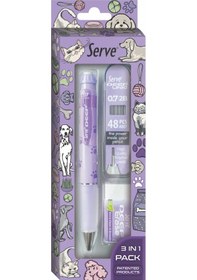 Resim Serve Deep Doğa Serisi Okul Seti Lavanta 