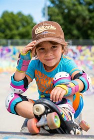 Resim LAGRANZE San Diego Vintage Yıkamalı Erkek Çocuk Kep Şapka | Ayarlanabilir Tokalı, (7-15 Yaş) 