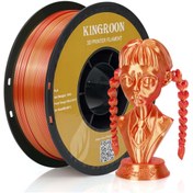 Resim KINGROON Dual Color Filament - çift renkli Kırmızı Altın - 1.75 - 1KG 