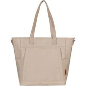 Resim Maiyame Insular 20l Nylon Islak Çanta İle Mamyak Çanta, 9 Cep Ve Bölmeli İç, Bezi Değiştirme Matı Ve Arabaya Bağlama Kayışları, Kahverengi Haki 