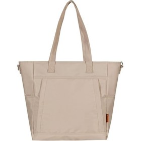 Resim Maiyame Insular 20l Nylon Islak Çanta İle Mamyak Çanta, 9 Cep Ve Bölmeli İç, Bezi Değiştirme Matı Ve Arabaya Bağlama Kayışları, Kahverengi Haki 