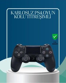Resim Diğer Kablosuz Ps4 Oyun Kolu Çift Motor Titreşimli Uzun Bataryalı 93738513 