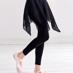 Resim DAYDANCE Kadınlar için 2'si 1 Arada Dans Etek ve Tayt - Siyah, Esnek Rayon, Bale Kar Tanesi Tasarımı, Yıkanabilir, Spor ve Dans için Mükemmel, Dans Kıyafeti|Şık Dans Giyimi|Esnek Kumaş, Dış Mekan için 