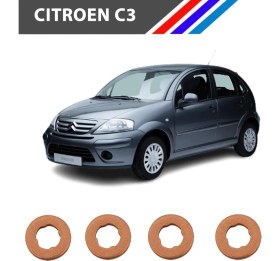 Resim Zetoto Citroen C3 Diesel 4 Tırnak Enjektör Pulu 4 Adetli Set 