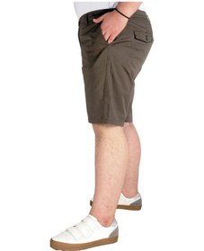 Resim Mode Xl Büyük Beden Erkek Kapri Yancep Nice Classic 21402 Haki 001 