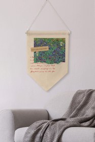 Resim Salon Pinterest Duvar Dekoru, Van Gogh Sanat Serisi, Kanvas Flama Askılı Duvar Örtüsü NO:418 - Renkli - 8 / 21 x 30 