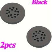 Resim Gateesat 2 Adet Siyah Lavabo Taşma Kapağı, Koku Ve Böcek Geçirmez Delik Kapak 