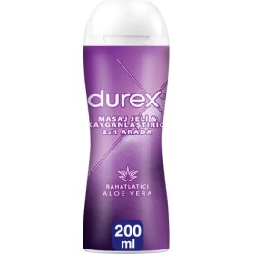 Resim Durex Aloe Vera 2’si 1 Arada Kayganlaştırıcı ve Masaj Jeli 200 ml – Nemlendirici, Rahatlatıcı ve Cilde Dost Etki 