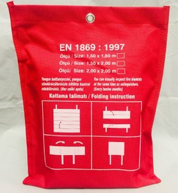 Resim Genel Markalar 150cm X 180cm Yangın Söndürme Battaniyesi 