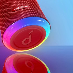 Resim Anker Soundcore Flare II 20W Kablosuz Bluetooth Hoparlör - 360° Ses - Kırmızı- A3165 (Anker Türkiye Garantili) 