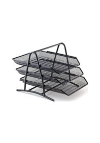 Resim Paso Metal 3'lü Evrak Rafı 850 Siyah 