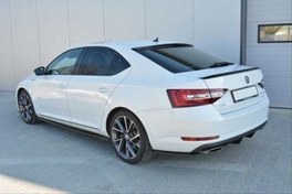 Resim Skoda SuperB 2015-2019 Cam Üstü Spoiler Parlak Siyah 