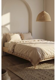 Resim Milagros Ballet Çift Kişilik %100 Pamuklu Nevresim Seti - 4 Parça Çeyiz Seti Pembe 