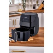 Resim 7856 Dıgıgold Yağsız Fritöz Airfryer Siyah, Sağlıklı ve Pratik Pişirme Cihazı 
