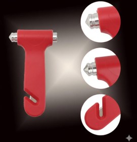 Resim Midkan Acil Durum Çekici - Araç Cam Kırıcı - Emniyet Kemer Kesici 2in1 Acil Durum Çekici 